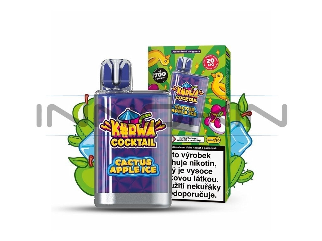 Kurwa Cocktail - 20mg - Cactus Apple ICE, produktový obrázek.