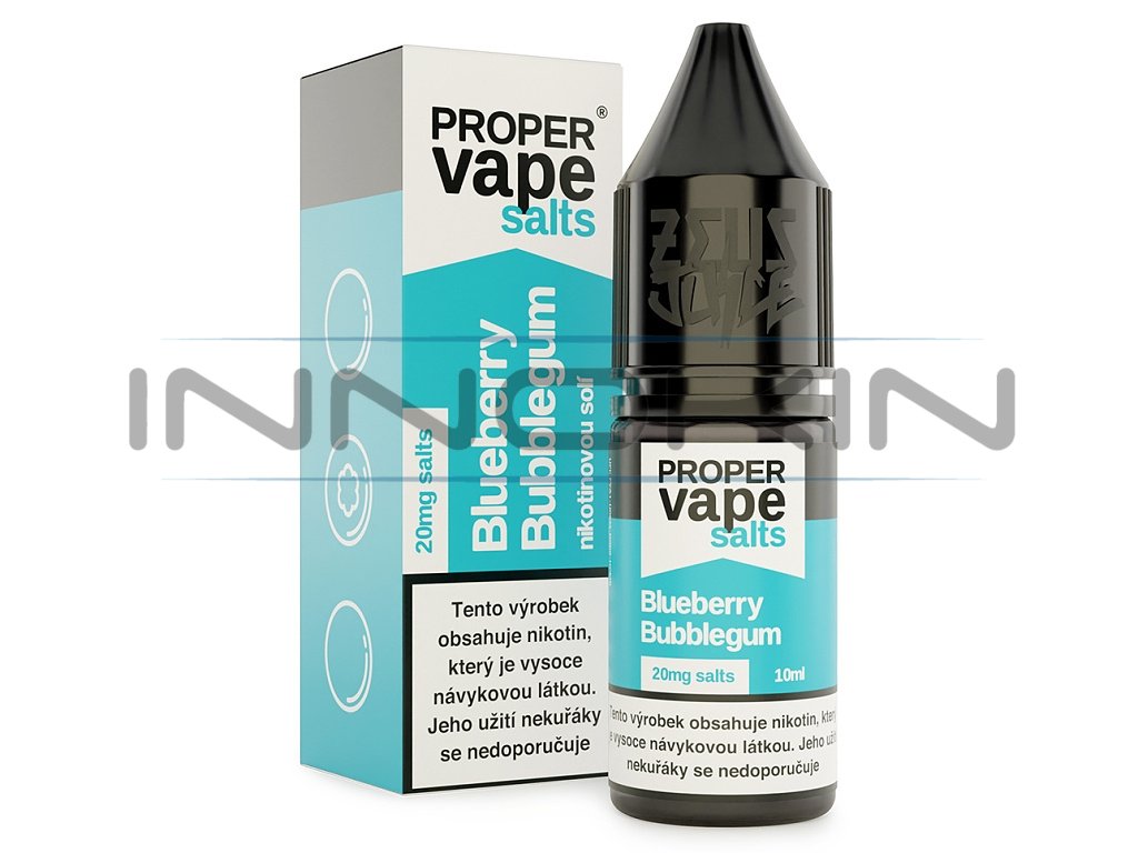 Zeus Juice Proper Vape Salt - E-liquid - Blueberry Bubblegum - 10ml - 20mg, produktový obrázek.