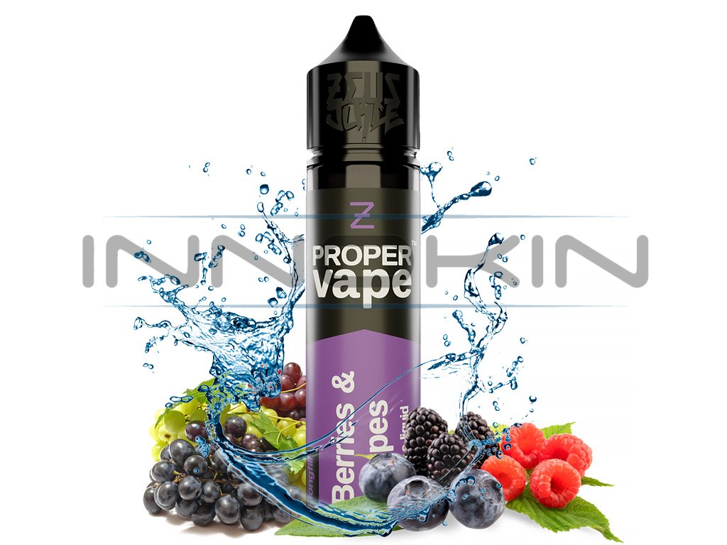 Zeus Juice - Proper Vape - S&V - Berries & Grapes - 20ml, produktový obrázek.