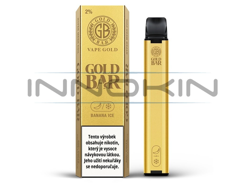 Gold Bar - Banana ICE - 20mg, produktový obrázek.