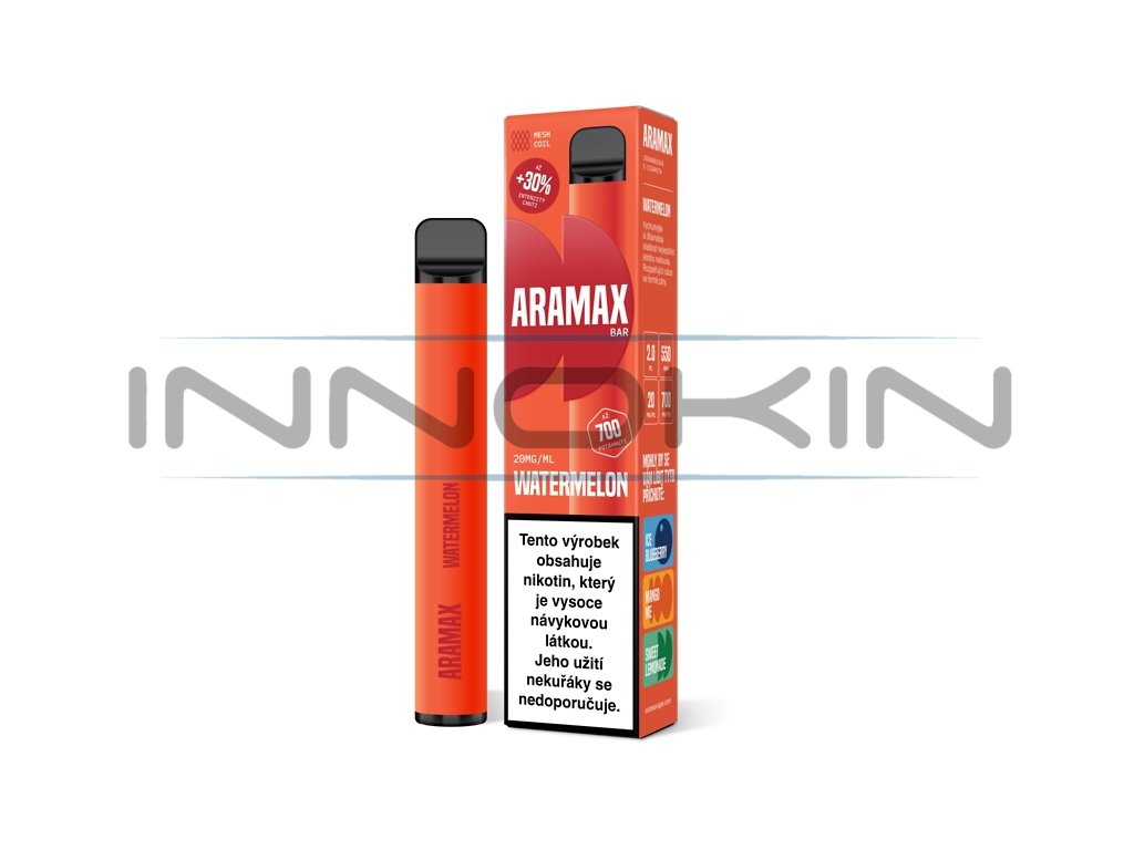 Aramax Bar 700 - Watermelon - 20mg, produktový obrázek.