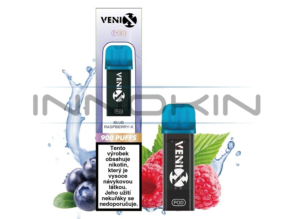 Venix Max Pod - Blue Raspberry-X - 20mg, produktový obrázek.