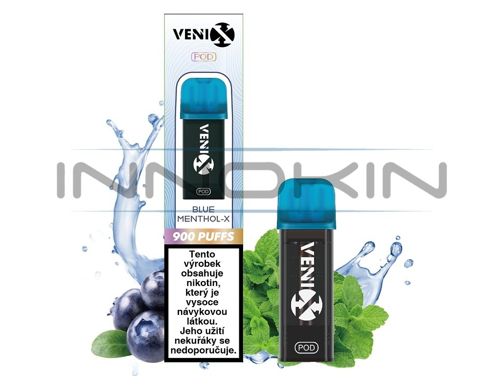 Venix Max Pod - Blue Mentol-X - 20mg, produktový obrázek.