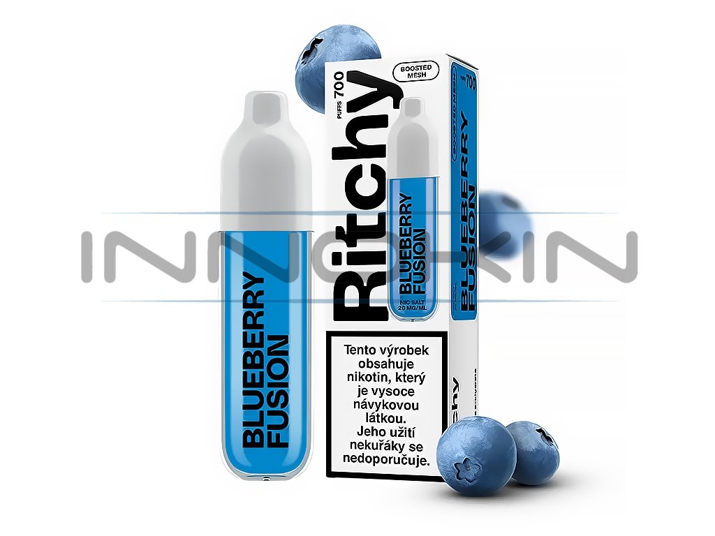 Ritchy BAR 700 - Blueberry Fusion - 20mg, produktový obrázek.