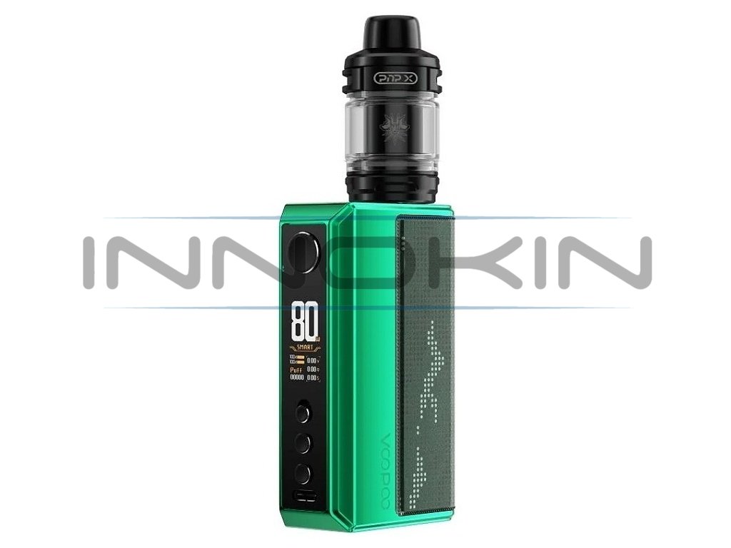 Voopoo Drag 5 - Full Kit s Uforce X Tank - 177W - Green, produktový obrázek.