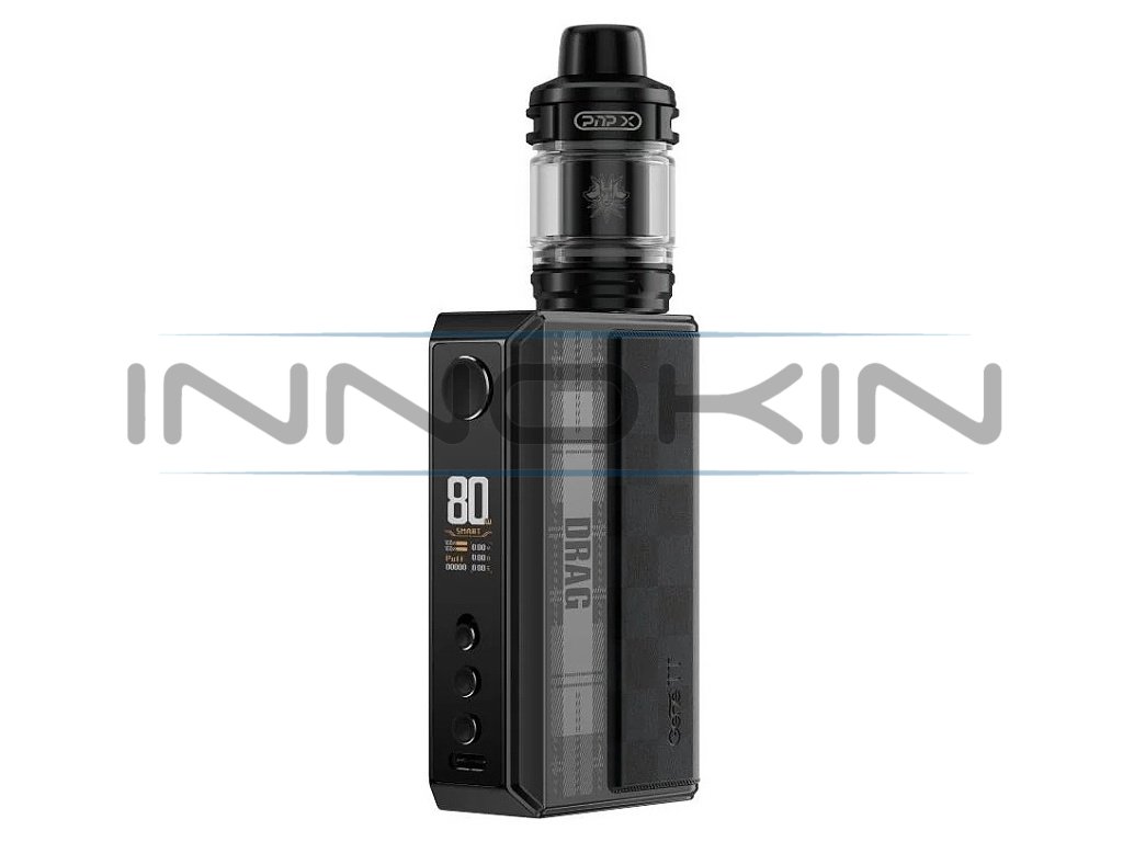 Voopoo Drag 5 - Full Kit s Uforce X Tank - 177W - Black, produktový obrázek.