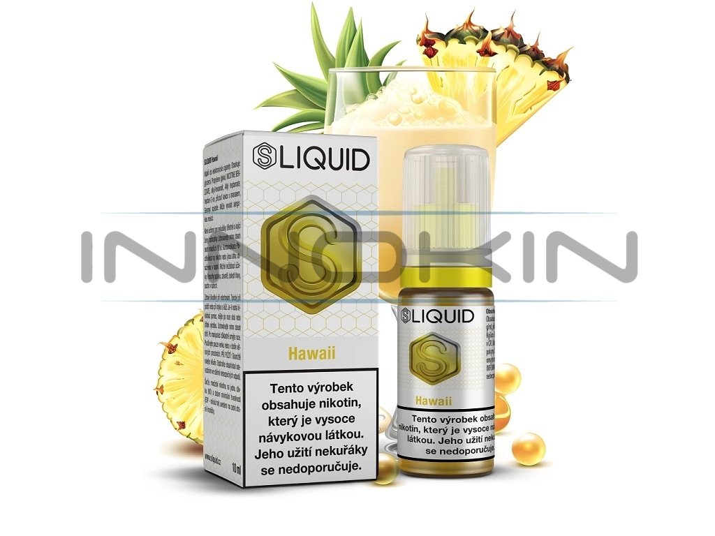 SLIQUID - Hawaii (Pina Colada a Ananas) - 20mg, produktový obrázek.