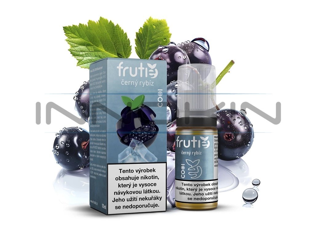 Frutie COOL 50/50 - Černý rybíz - 12mg, produktový obrázek.