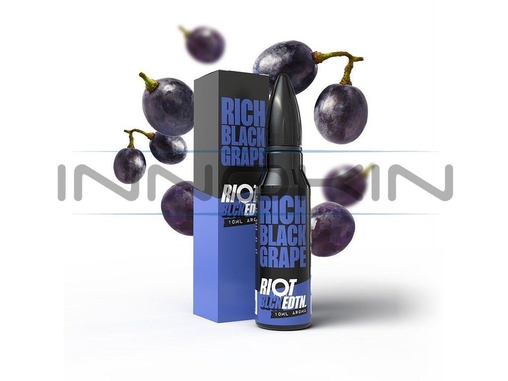 Riot BLCK EDTN - S&V - Hroznové víno s mátou - 10ml, produktový obrázek.