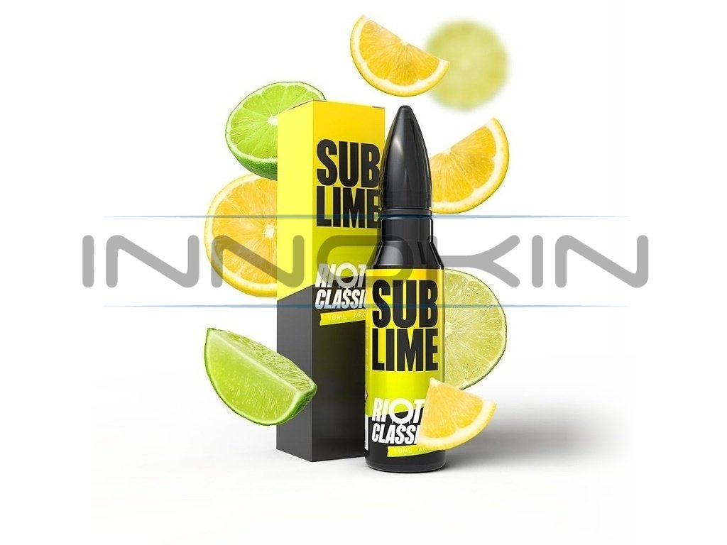 Riot CLASSICS - S&V - Citronovo-limetkový mix - 10ml, produktový obrázek.
