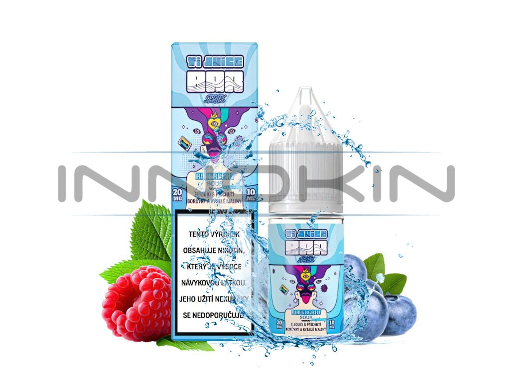 TI Juice Bar Series - Blueberry Sour Raspberry - 20mg, produktový obrázek.