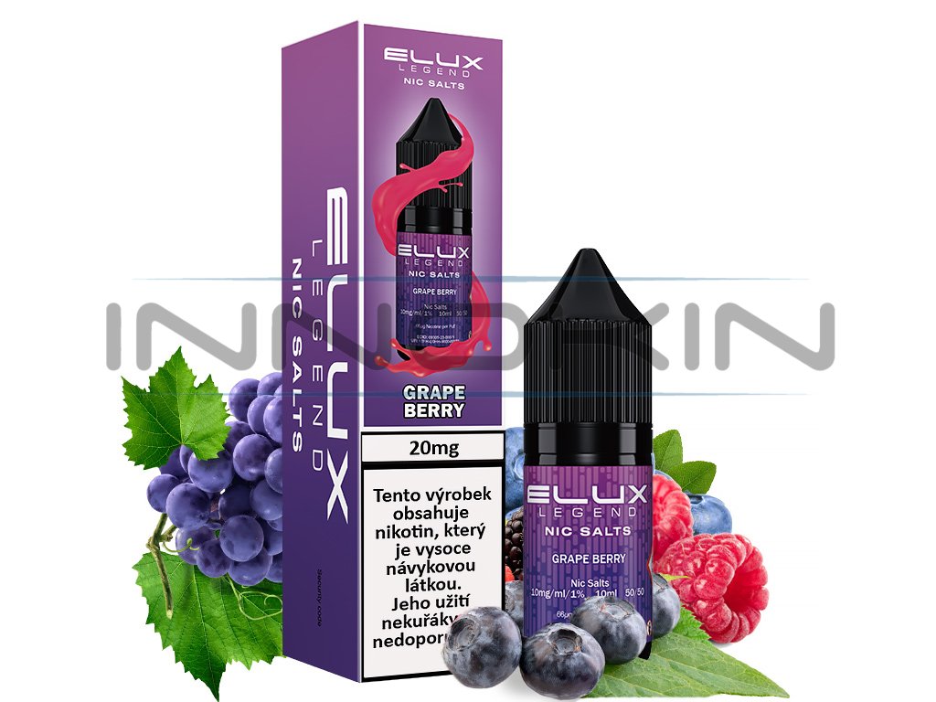 Elux Legend Salts - Grape Berry - 20mg, produktový obrázek.