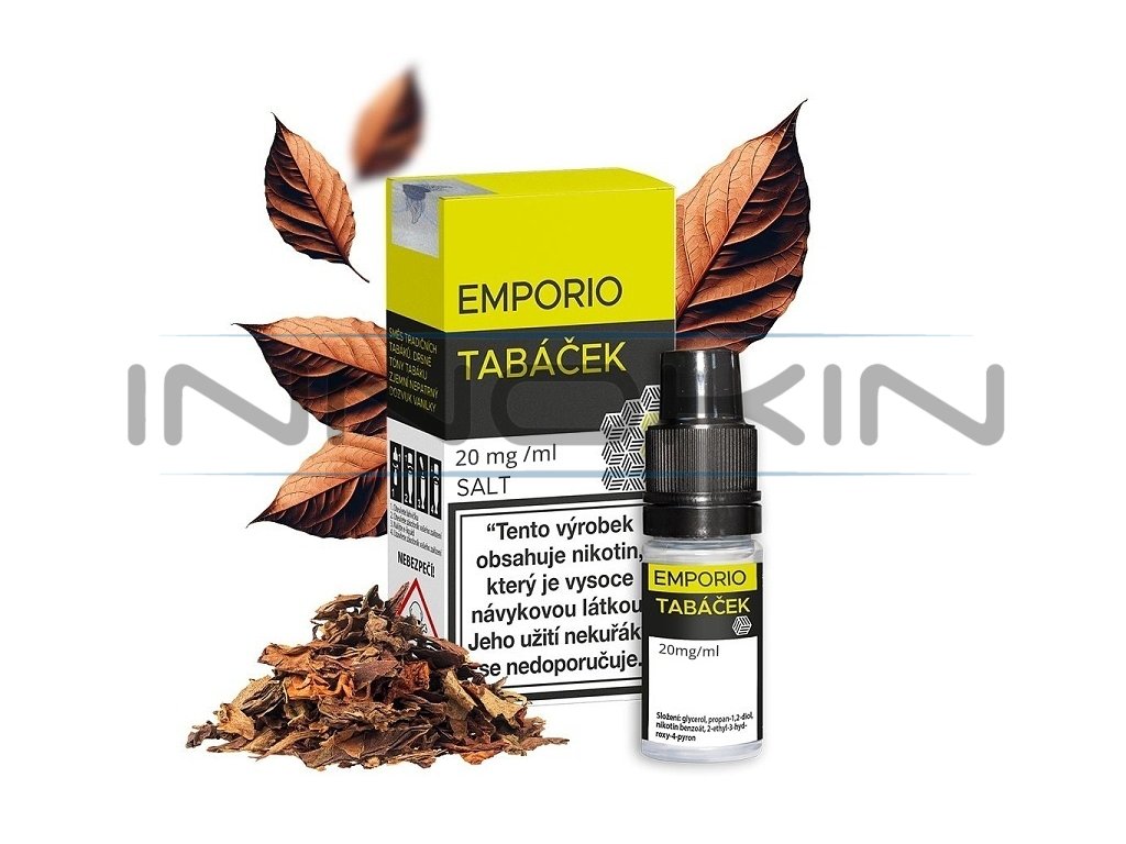 Emporio Salt - Tabáček - 20mg, produktový obrázek.