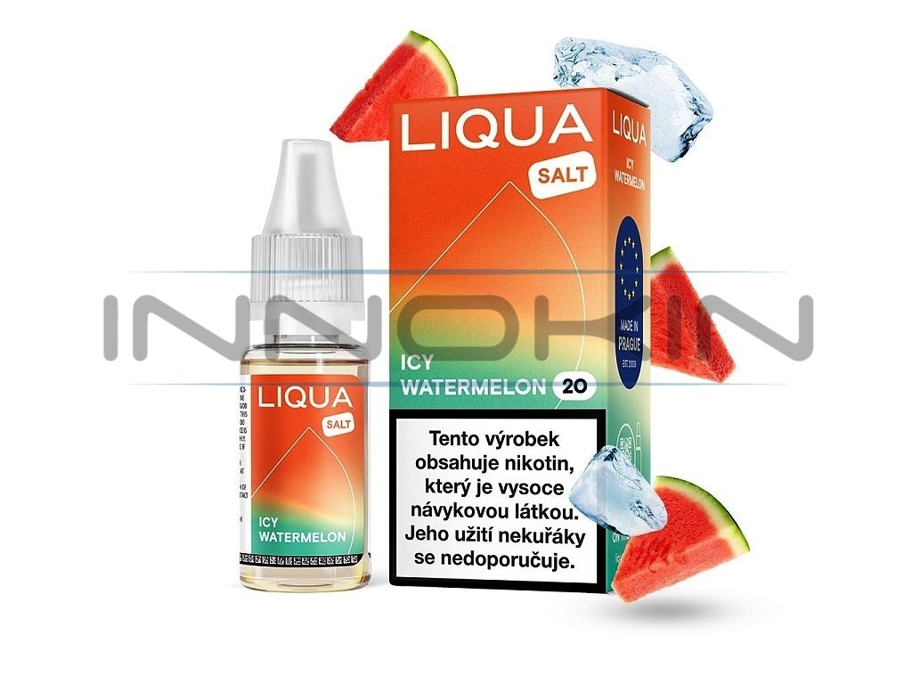 Liqua Salt - ICY Watermelon - 10mg, produktový obrázek.