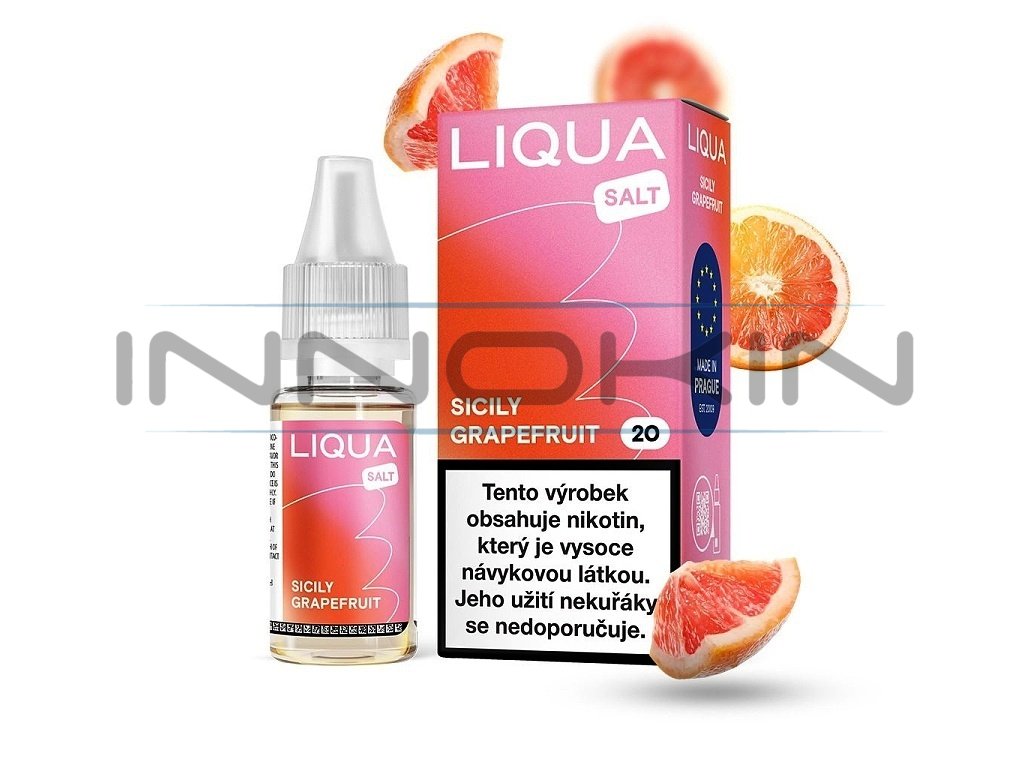 Liqua Salt - Sicily Grapefruit - 10mg, produktový obrázek.