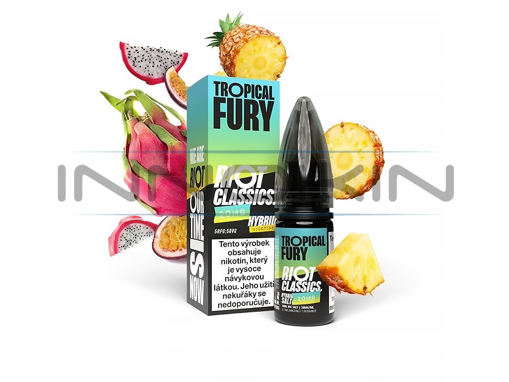 Riot SALT Hybrid - Tropical Fury - 20mg, produktový obrázek.