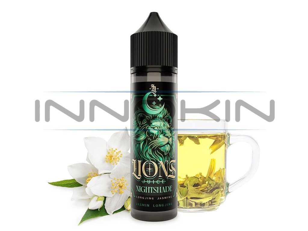 Lions Juice - S&V - Nightshade (Jasmínový čaj) - 10ml, produktový obrázek.