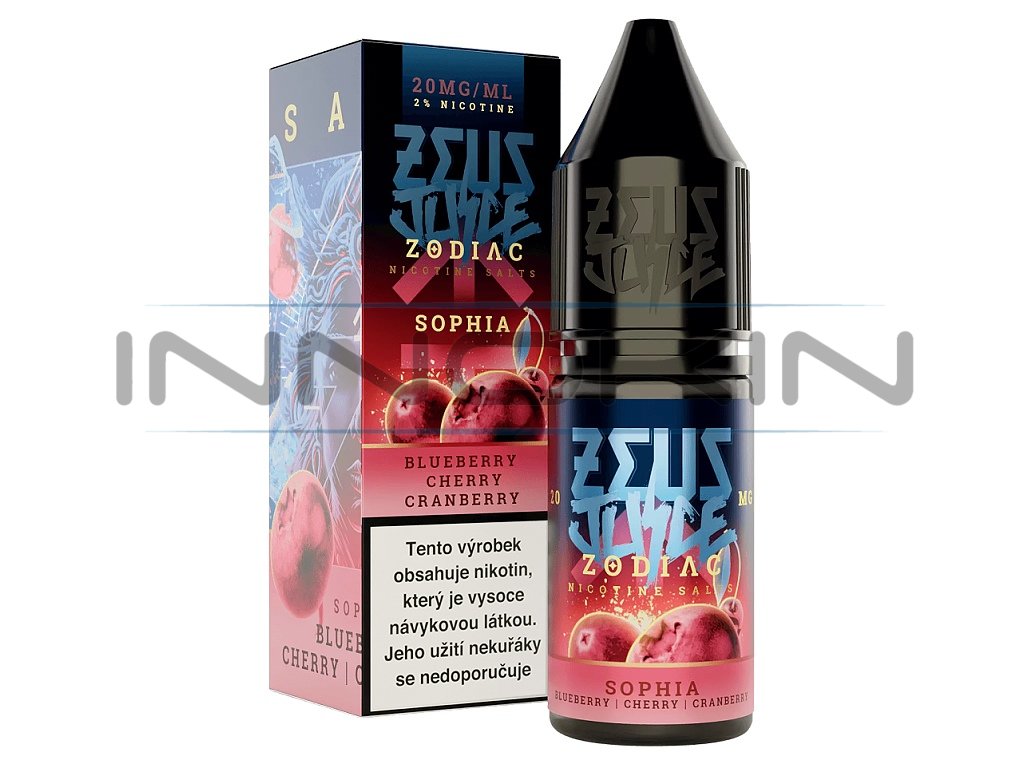 Zeus Juice Zodiac - Salt - Sophia - 20mg, produktový obrázek.