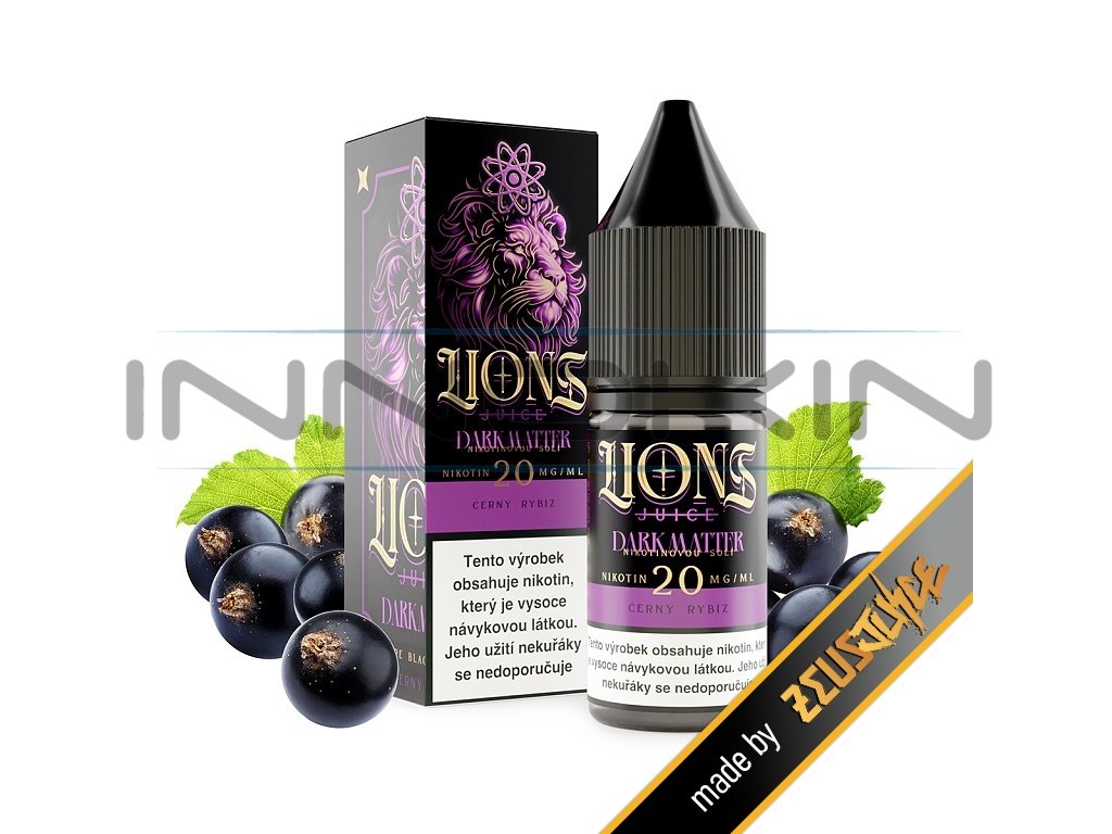 Lions Juice Salt - Darkmatter - 20mg, produktový obrázek.