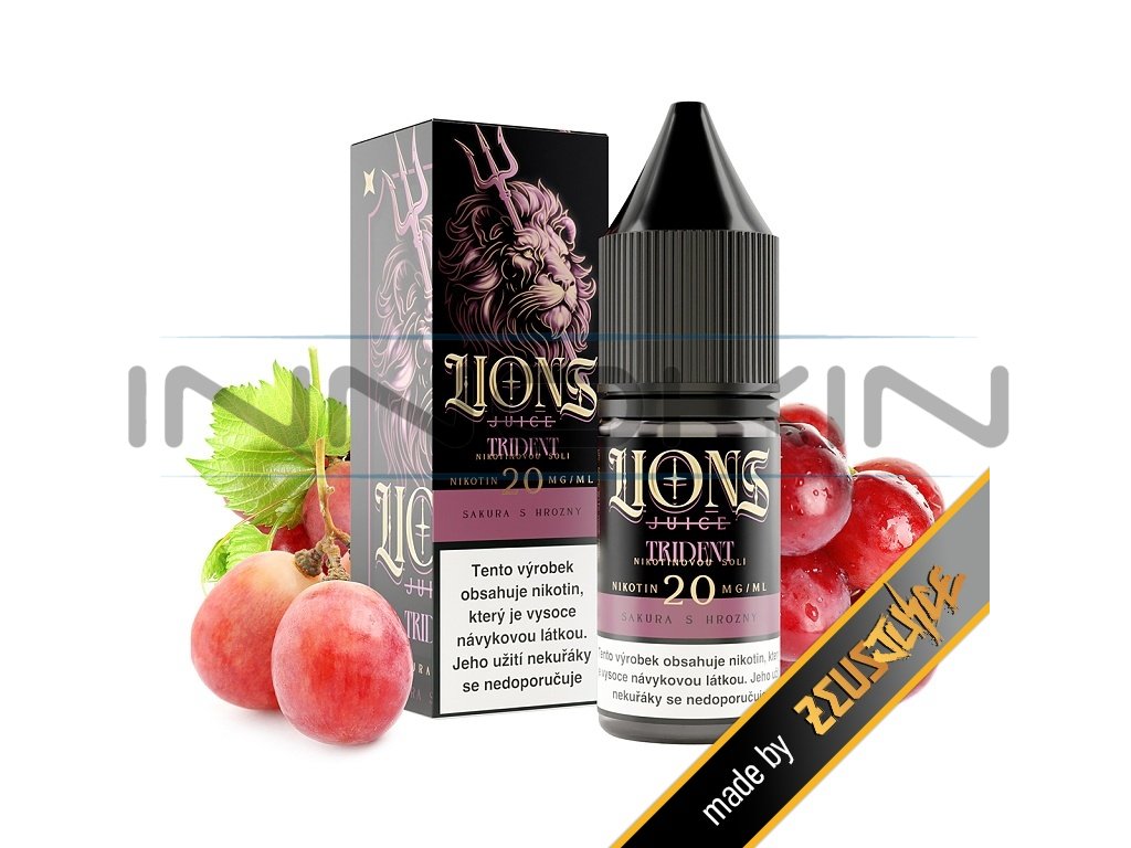 Lions Juice Salt - Trident - 20mg, produktový obrázek.