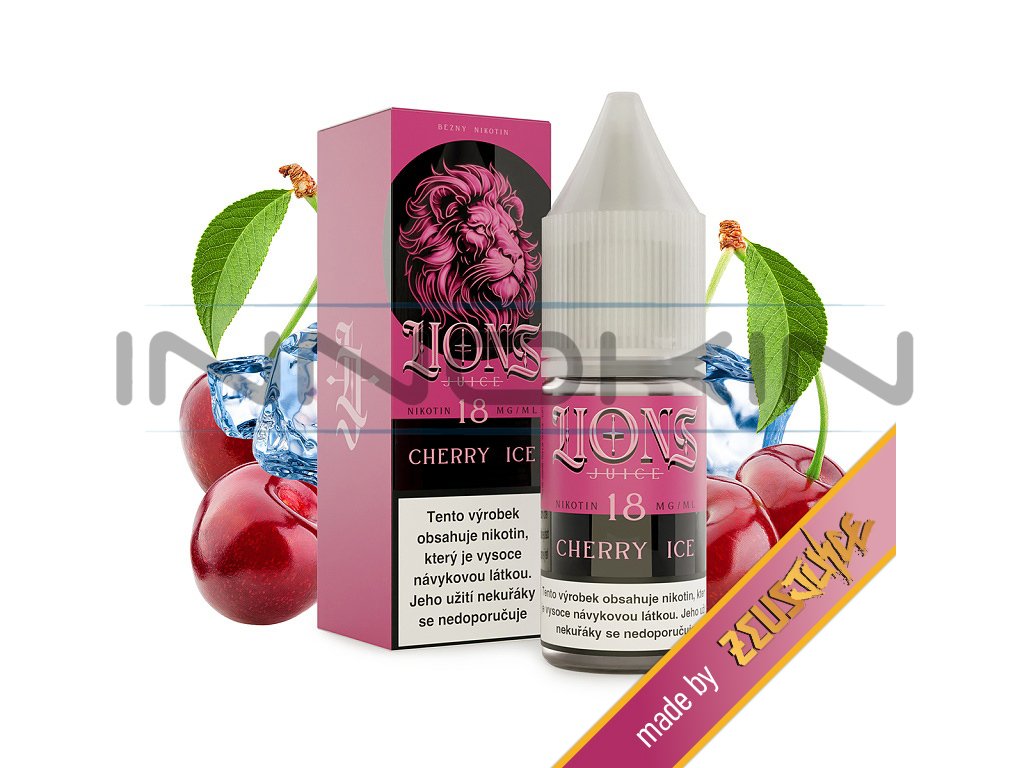Lions Juice - Cherry ICE - 6mg, produktový obrázek.
