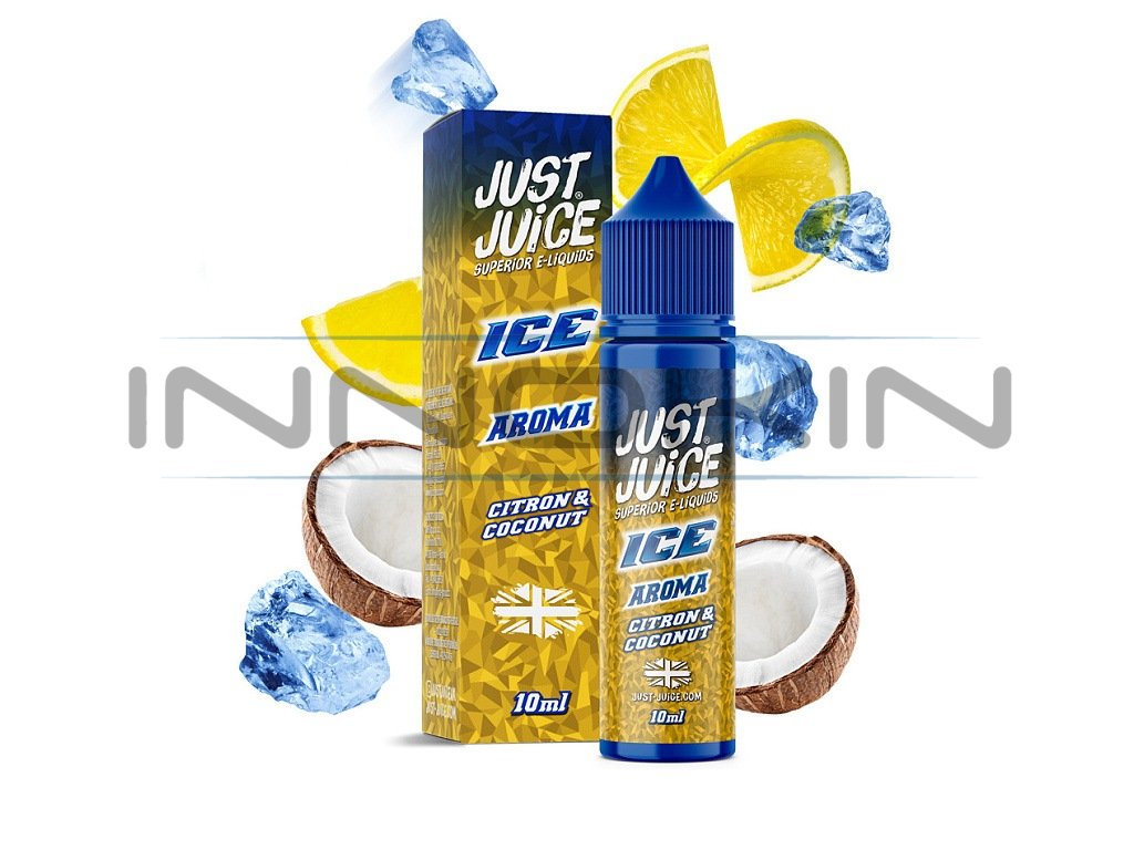 Just Juice - Shake & Vape - ICE Citron & Coconut - 10ml, produktový obrázek.