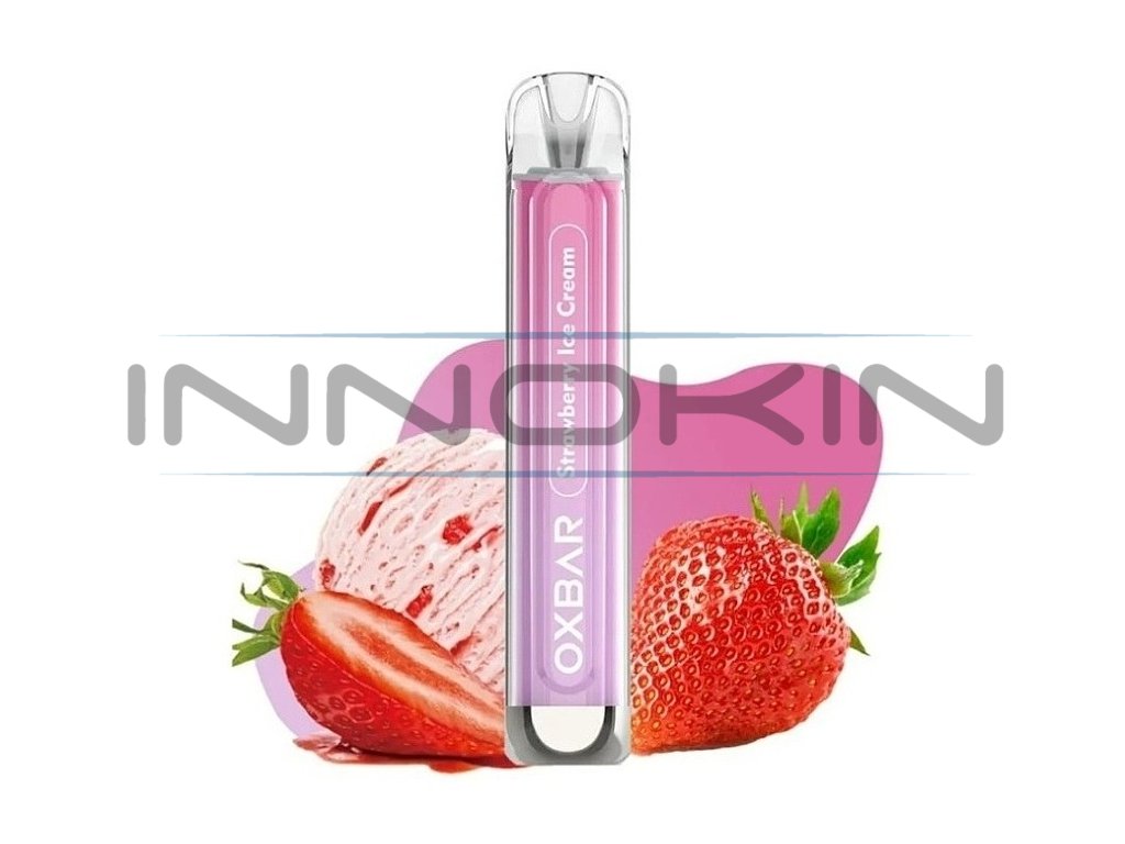 OXBAR C800 - Strawberry ICE Cream - 16mg, produktový obrázek.