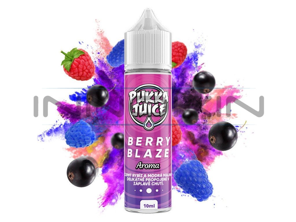 Pukka Juice - Shake & Vape - Berry Blaze - 10ml, produktový obrázek.