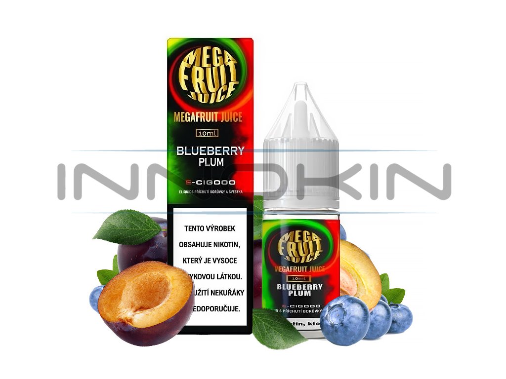 Megafruit Juice - Blueberry Plum - 20mg, produktový obrázek.