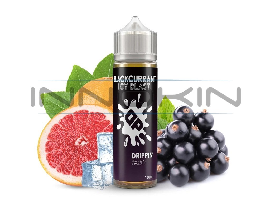 Drippin Party - S&V - Blackcurrant ICY Blast - 10ml, produktový obrázek.