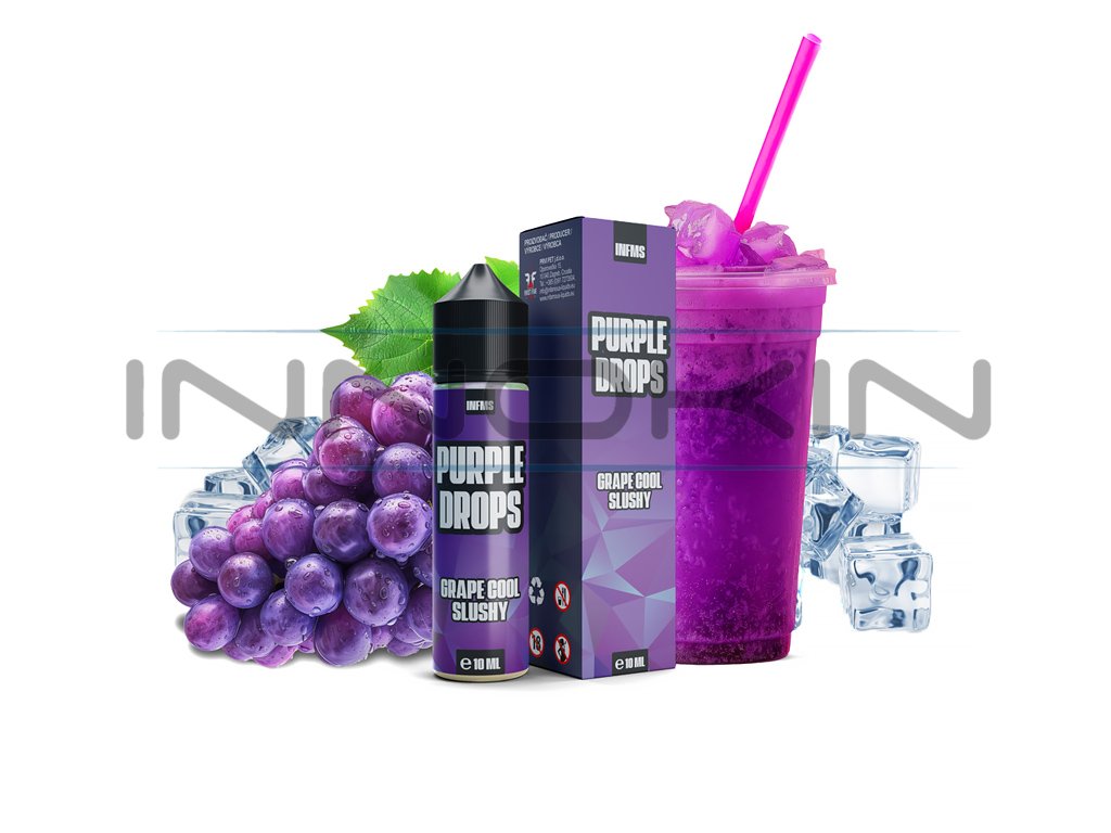 Infamous Drops - S&V - Purple Drops - 10ml KR, produktový obrázek.