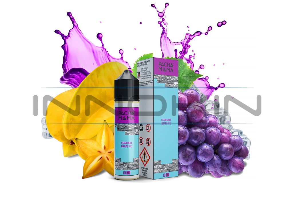 Pacha Mama - S&V - Starfruit Grape ICE - 10ml, produktový obrázek.