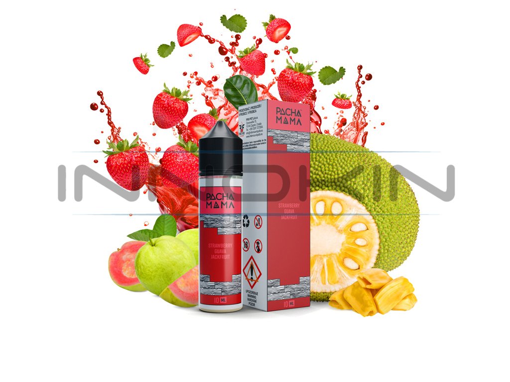 Pacha Mama - S&V - Strawberry Guava Jackfruit - 10ml, produktový obrázek.
