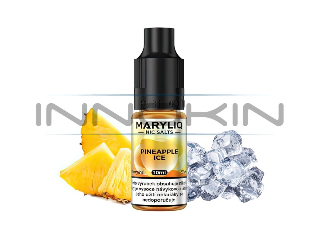 Maryliq - Salt e-liquid - Pineapple ICE - 10ml - 20mg, produktový obrázek.
