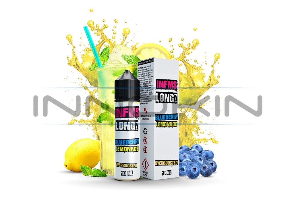 Infamous LongZ - S&V - Blueberry Lemonade - 10ml, produktový obrázek.