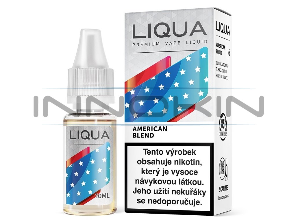 LIQUA Elements - American Blend - 10ml - 0mg, produktový obrázek.