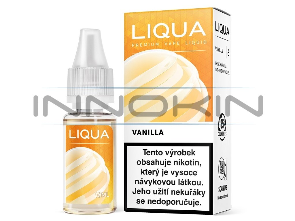 LIQUA Elements - Vanilla - 10ml - 18mg, produktový obrázek.