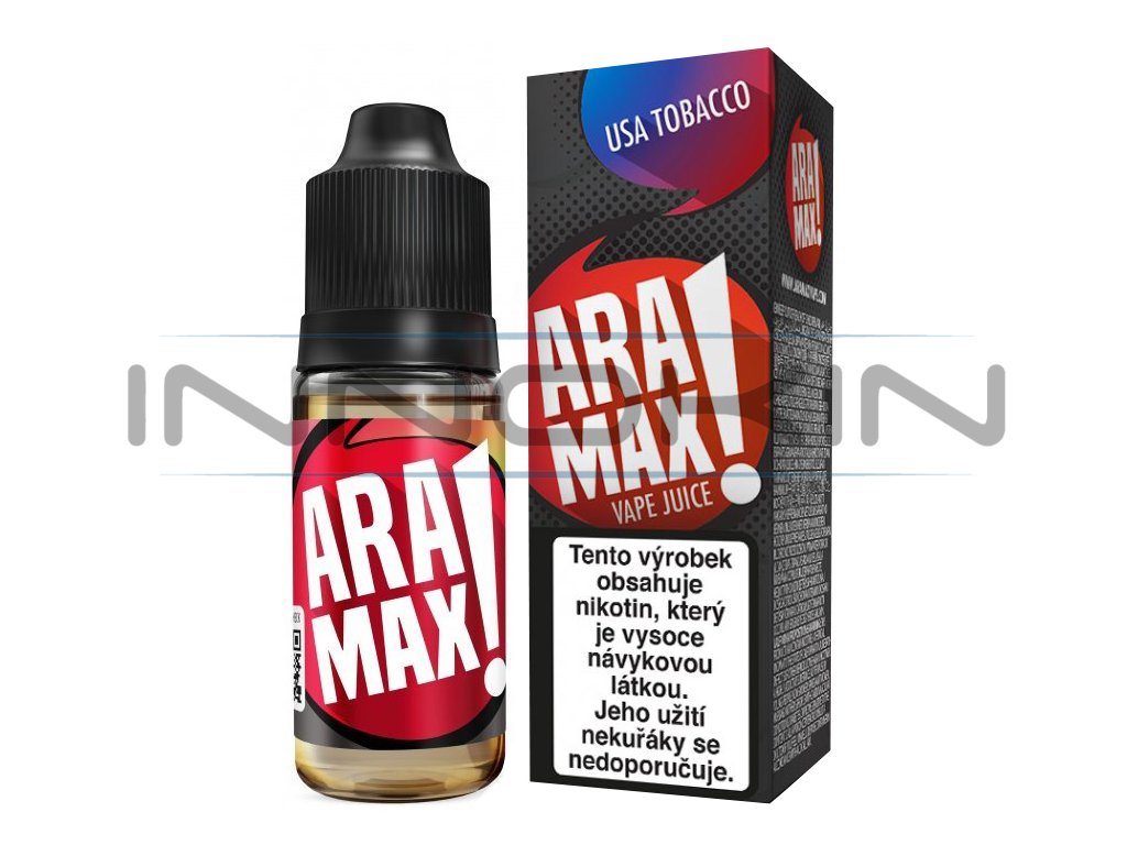 Aramax - USA Tobacco - 10ml - 3mg, produktový obrázek.