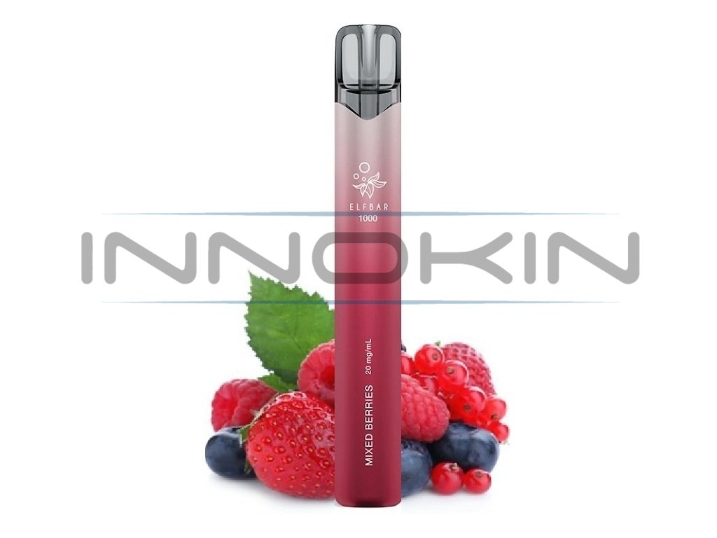 Elf Bar 1000 - Mixed Berries - 20mg, produktový obrázek.