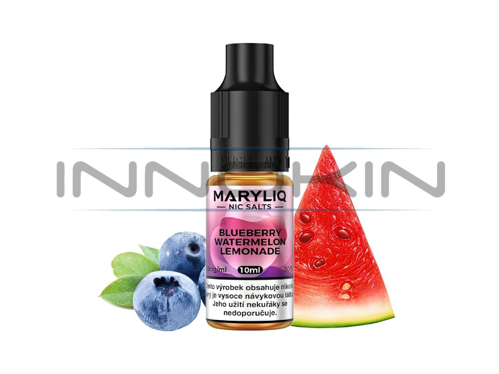 Maryliq - Salt e-liquid - Blueberry Watermelon Lemonade - 20mg, produktový obrázek.