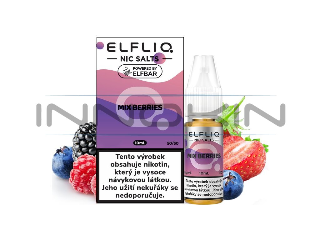 liquid elfliq nic salt mixed berries 10ml 20mg
