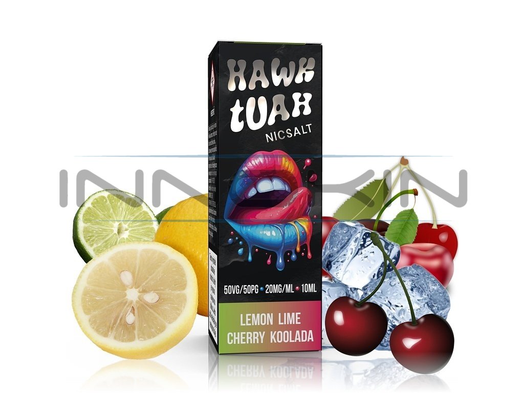 Hawk Tuah Salt - Lemon Lime Cherry Koolada - 10ml - 20mg, produktový obrázek.