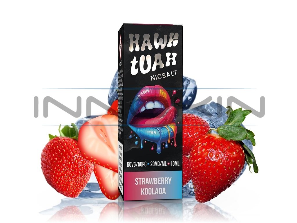 Hawk Tuah Salt - Strawberry Koolada - 10ml - 20mg, produktový obrázek.