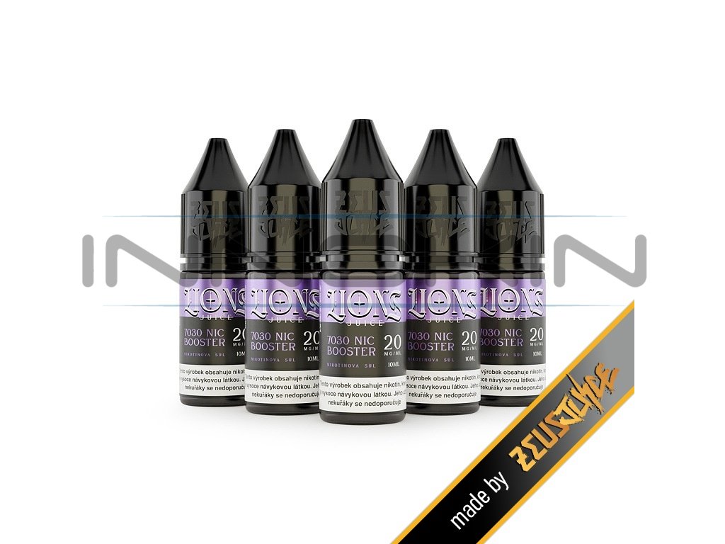 Lions Juice Booster Shot 70/30 5x10ml 20mg