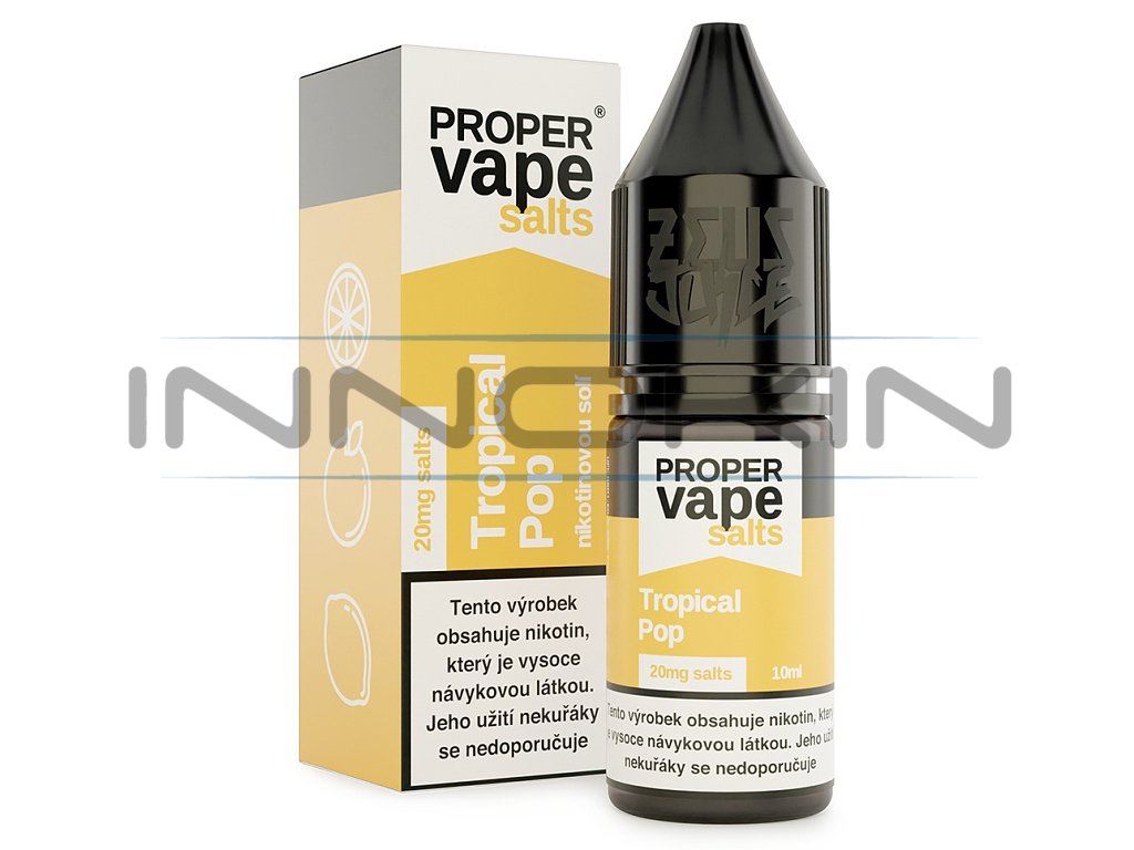 Zeus Juice Proper Vape Salt - E-liquid - Tropical Pop - 10ml - 20mg, produktový obrázek.