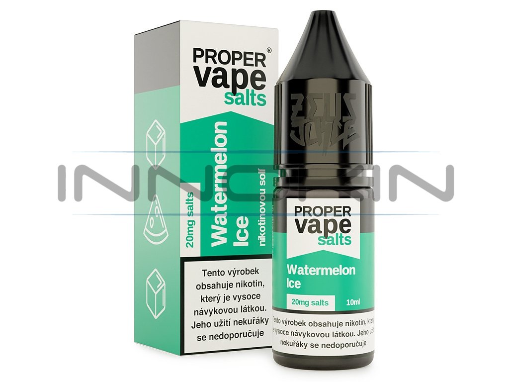 Zeus Juice Proper Vape Salt - E-liquid - Watermelon ICE - 10ml - 20mg, produktový obrázek.