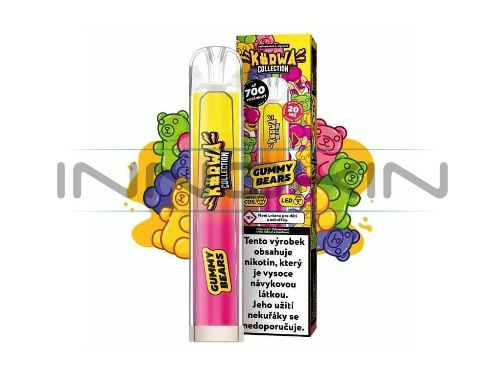 Kurwa Collection - 20mg - Gummy Bears, produktový obrázek.
