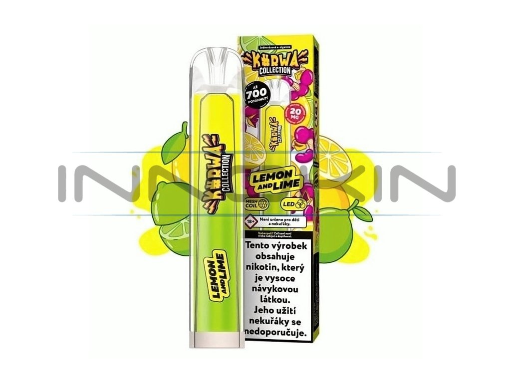 Kurwa Collection - 20mg - Lemon and Lime, produktový obrázek.