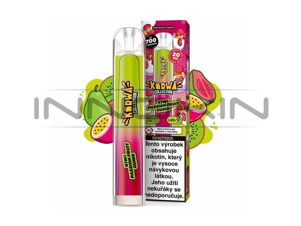 Kurwa Collection - 20mg - Kiwi Passion Fruit Guava, produktový obrázek.