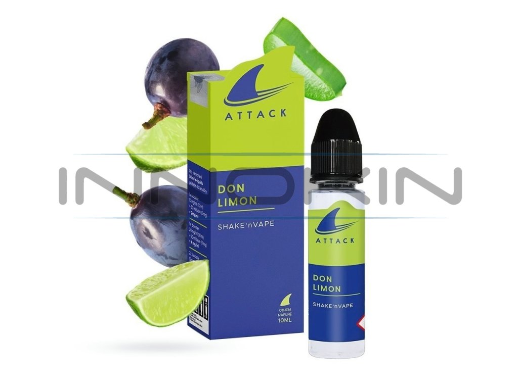 Shark Attack-Shake'n'Vape 10ml Don Limon, produktový obrázek.